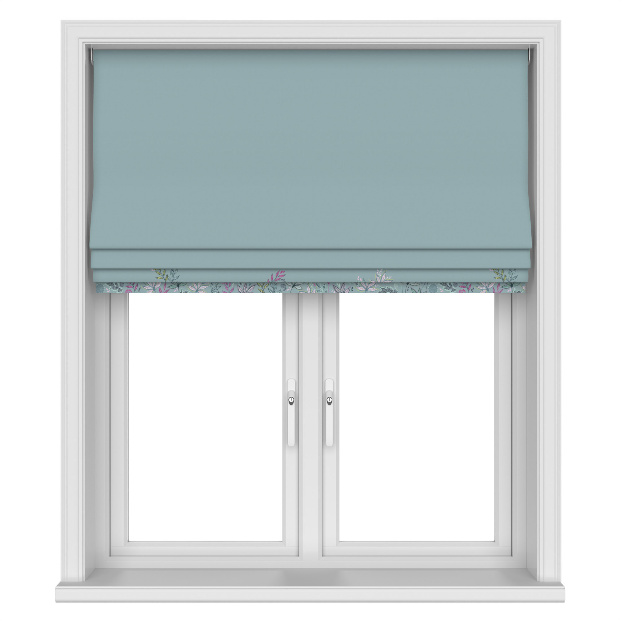 Sara Miller Botanic Paradise Border Dusky Blue Motorised - Image 4