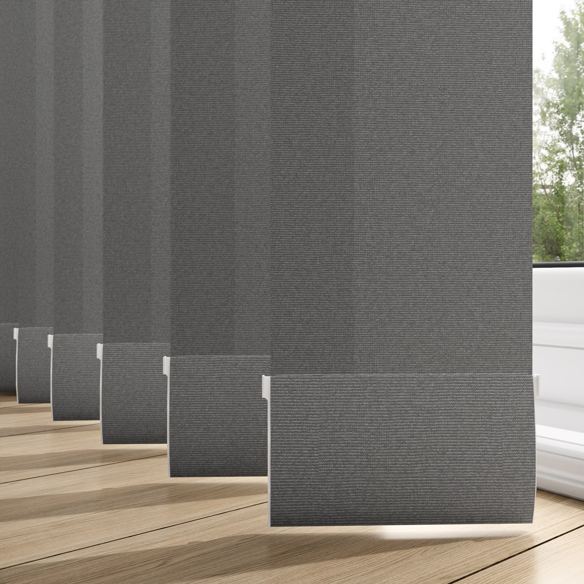 Dapple SPC+ Charcoal 127mm Replacement Slats