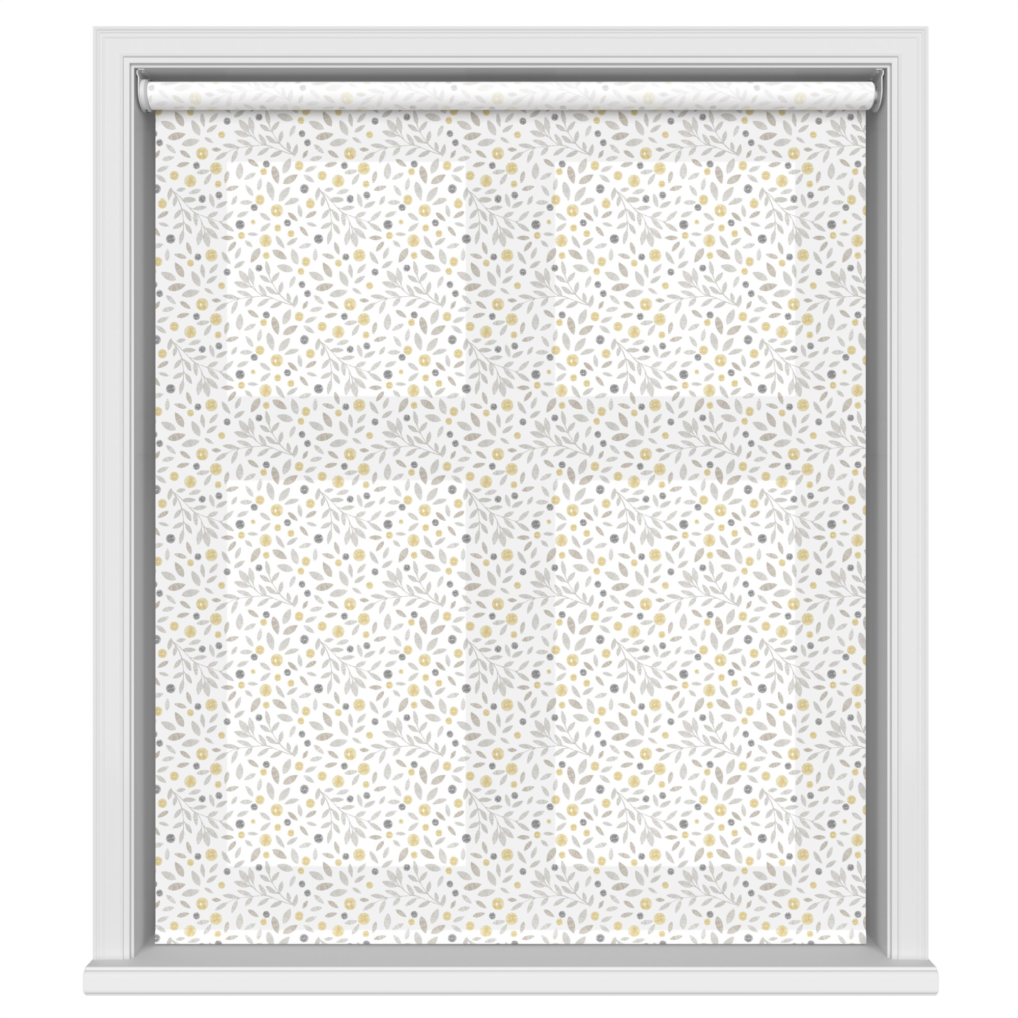 Cotton Flower Ochre Motorised - Image 2