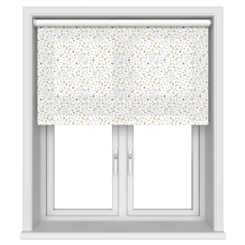 Cotton Flower Ochre Motorised