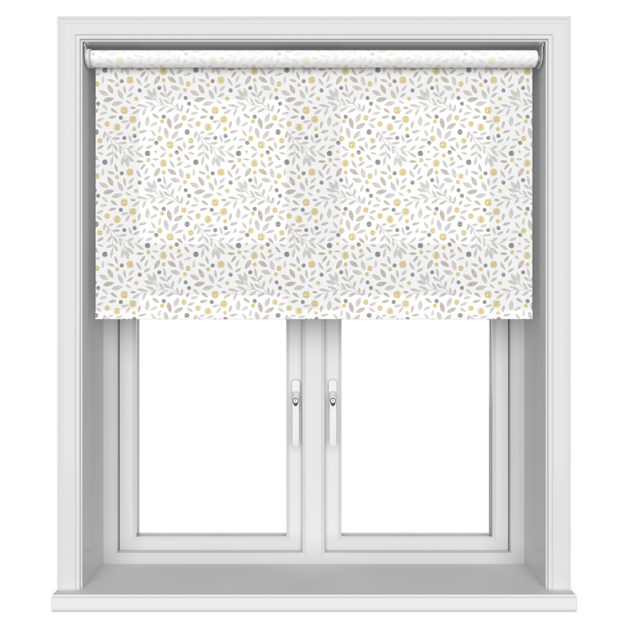 Cotton Flower Ochre Motorised