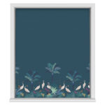 Sara Miller Heron Border Teal No Drill