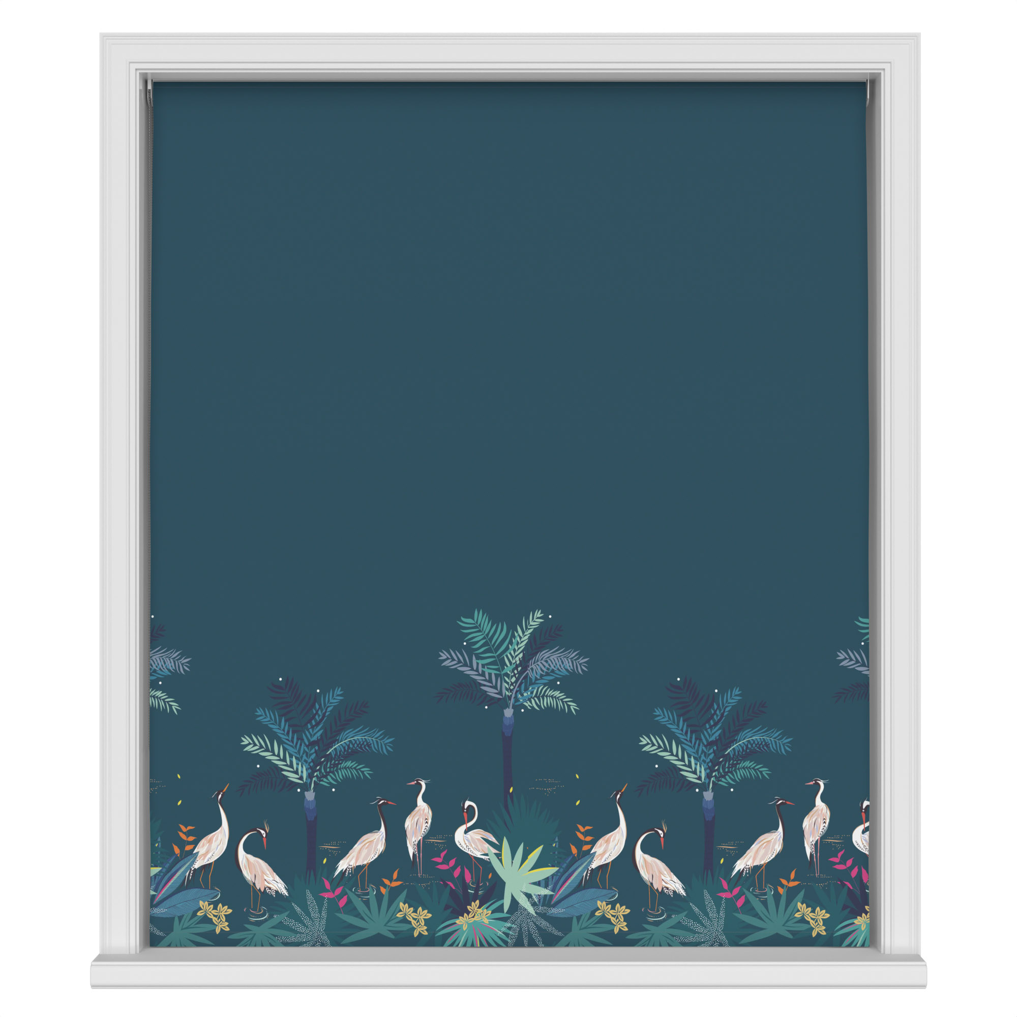 Sara Miller Heron Border Teal - Image 3