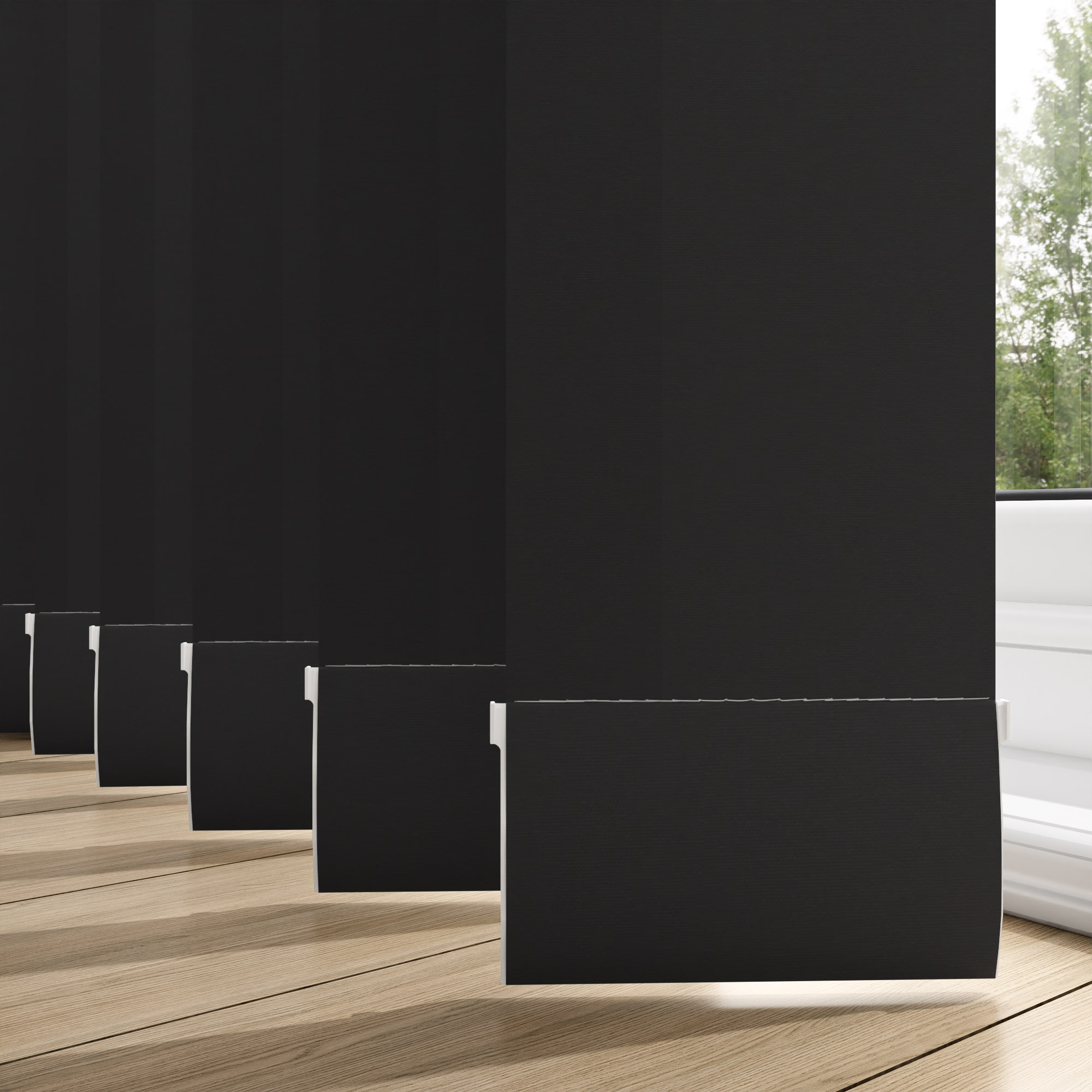 Daybreak Black 127mm Replacement Slats
