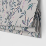 Sara Miller Ornamental Peacock Warm Grey Motorised