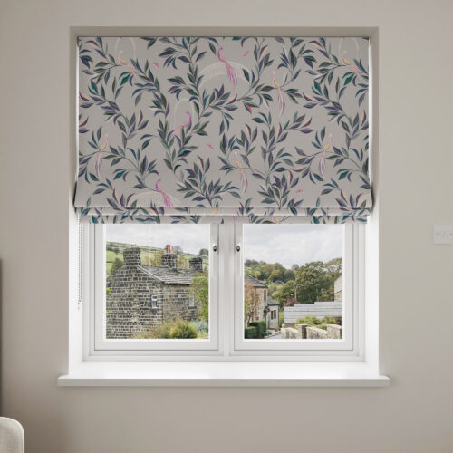 Sara Miller Ornamental Peacock Warm Grey