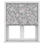 Sara Miller Ornamental Peacock Warm Grey Motorised