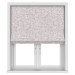Laura Ashley Blossoms Pale Steel Motorised