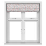Laura Ashley Blossoms Pale Steel Motorised