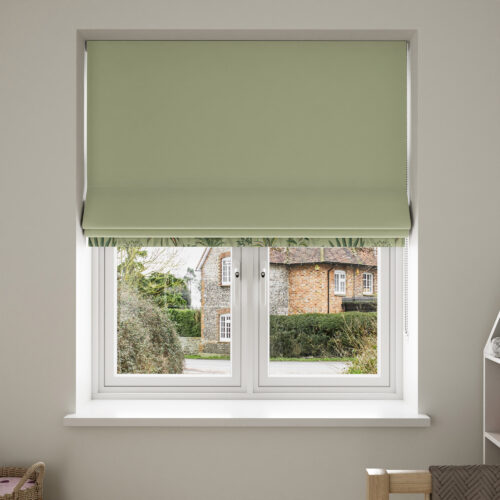 Sara Miller Palm Garden Border Soft Olive