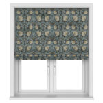 William Morris At Home Pimpernel Velvet Indigo Motorised
