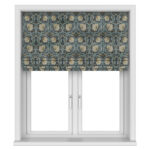 William Morris At Home Pimpernel Velvet Indigo Motorised