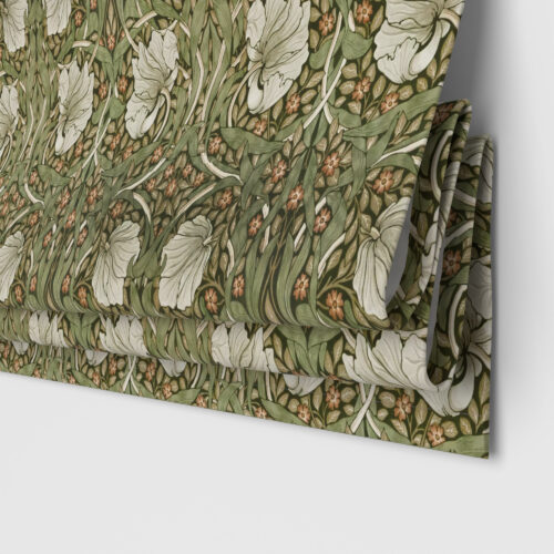 William Morris At Home Pimpernel Velvet Nettle Motorised