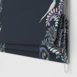 Sara Miller Peacock Filigree Petrol No Drill