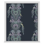 Sara Miller Peacock Filigree Petrol No Drill