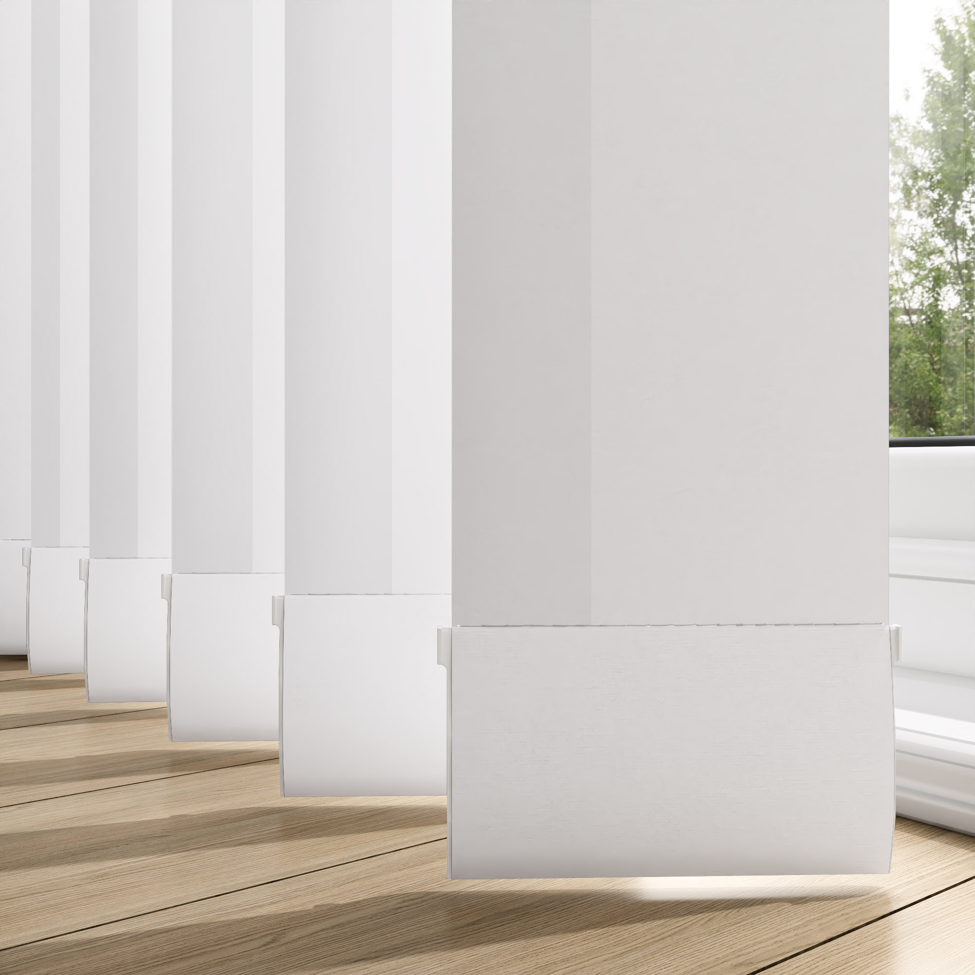 Daybreak White 127mm Replacement Slats