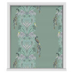 Sara Miller Peacock Filigree Sage Green Motorised