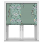 Sara Miller Peacock Filigree Sage Green No Drill
