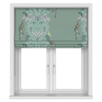 Sara Miller Peacock Filigree Sage Green No Drill