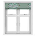 Sara Miller Peacock Filigree Sage Green No Drill