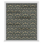 William Morris At Home Strawberry Thief Velvet Indigo Motorised