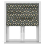 William Morris At Home Strawberry Thief Velvet Indigo