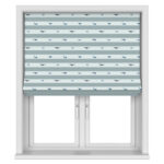Sophie Allport Whale Stripe Deep Duckegg Motorised