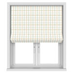 Laura Ashley Burford Check Ochre Motorised