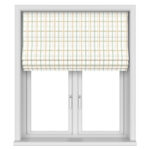 Laura Ashley Burford Check Ochre Motorised