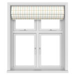 Laura Ashley Burford Check Ochre Motorised