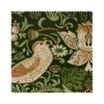 William Morris At Home Strawberry Thief Velvet Nettle No Drill