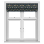 William Morris At Home Strawberry Thief Woad Motorised