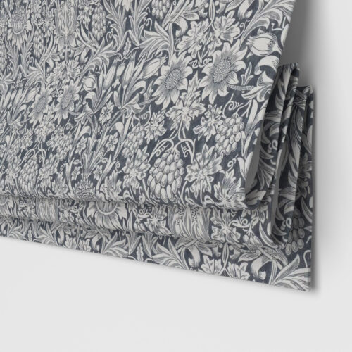 William Morris At Home Sunflower Indigo Motorised
