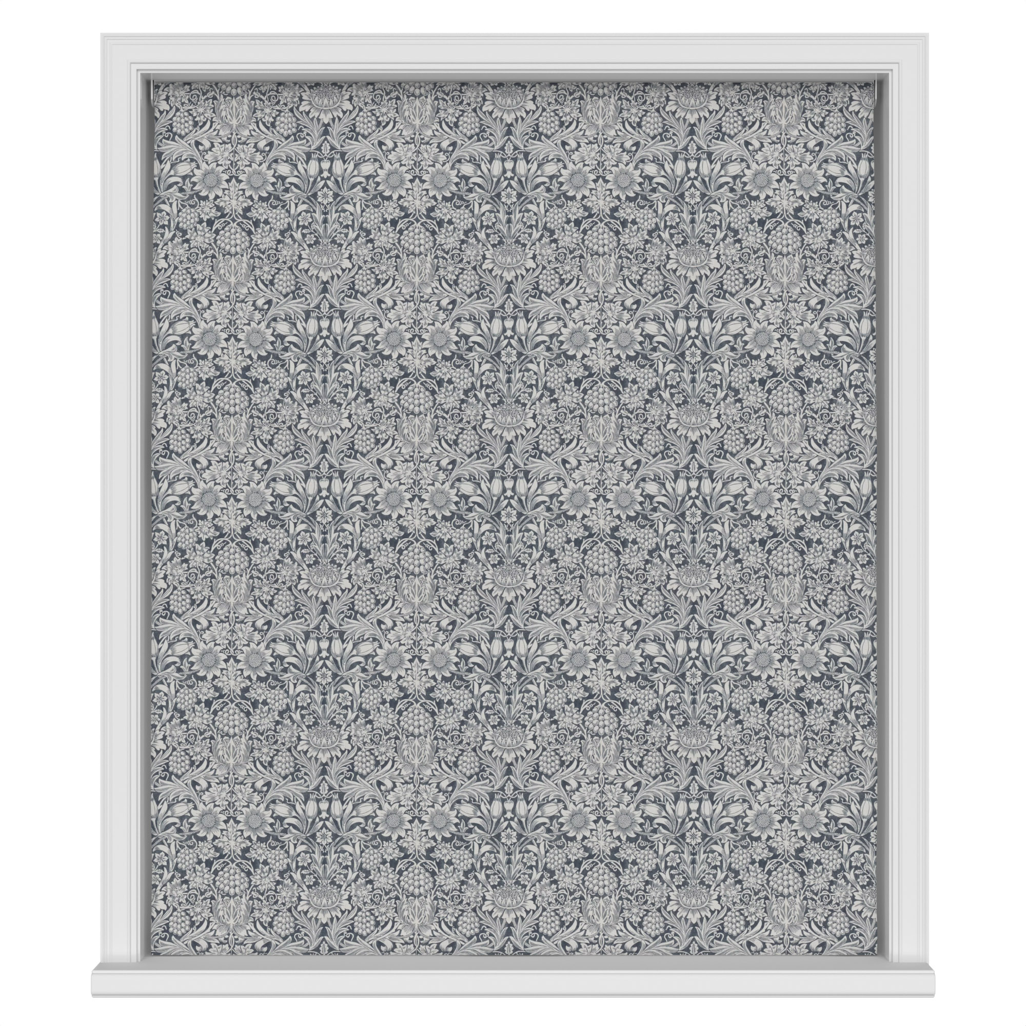 William Morris At Home Sunflower Indigo Motorised - Image 2