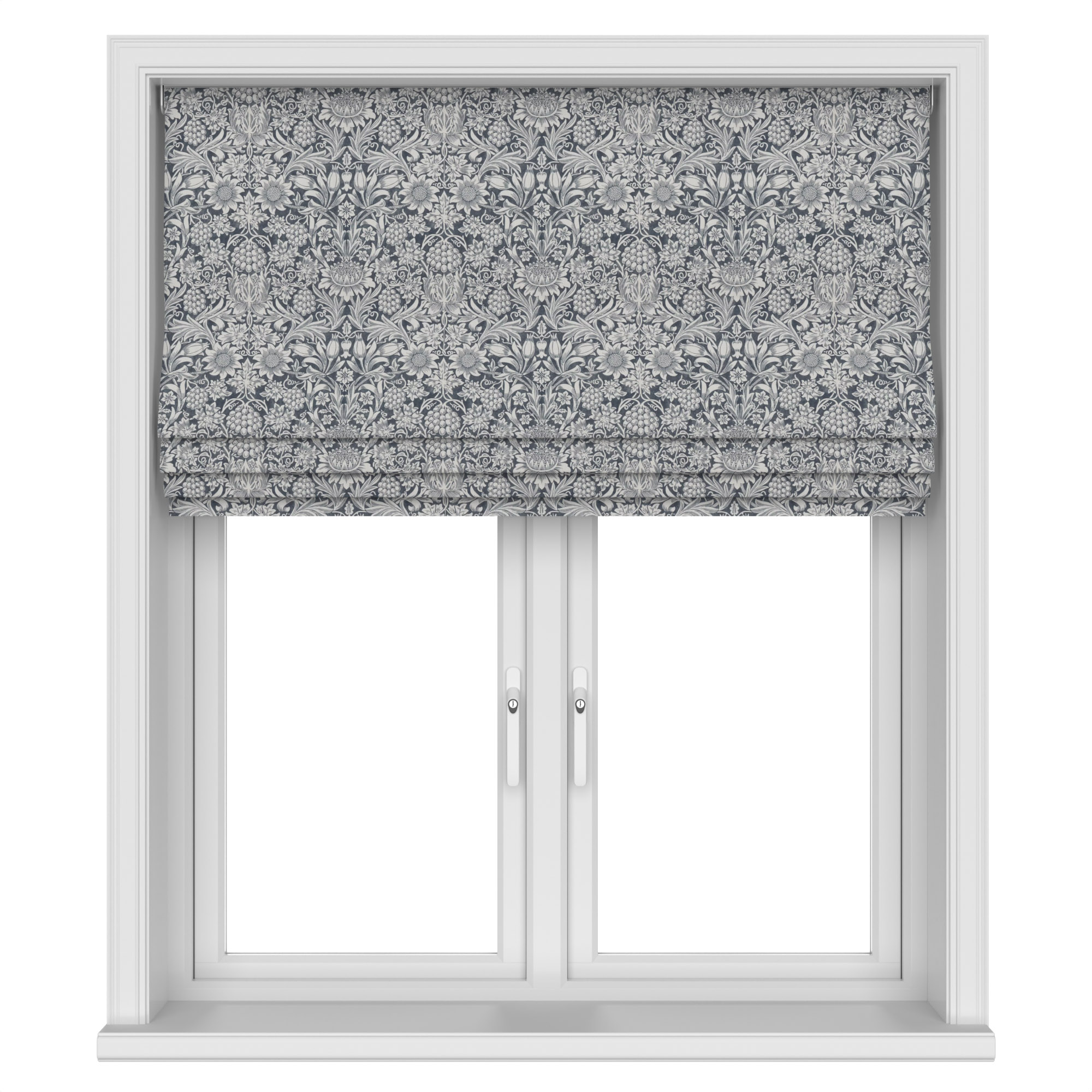 William Morris At Home Sunflower Indigo Motorised - Image 4