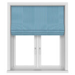 Laura Ashley Burnsall Stripe Seaspray Motorised