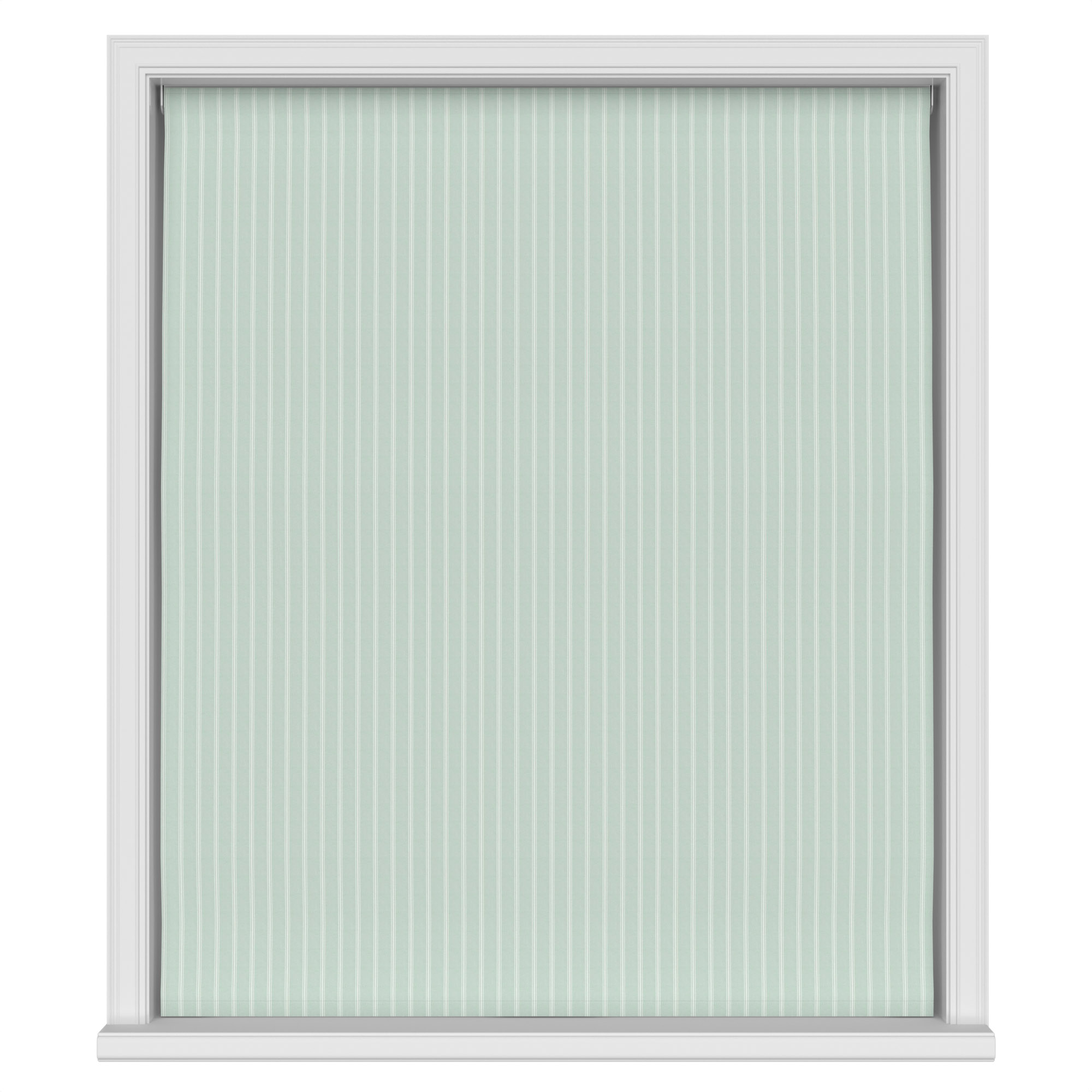 Laura Ashley Burnsall Stripe Smoke Green Motorised - Image 2