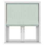 Laura Ashley Burnsall Stripe Smoke Green Motorised
