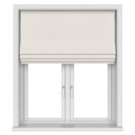 Laura Ashley Burnsall Stripe White Sands Motorised