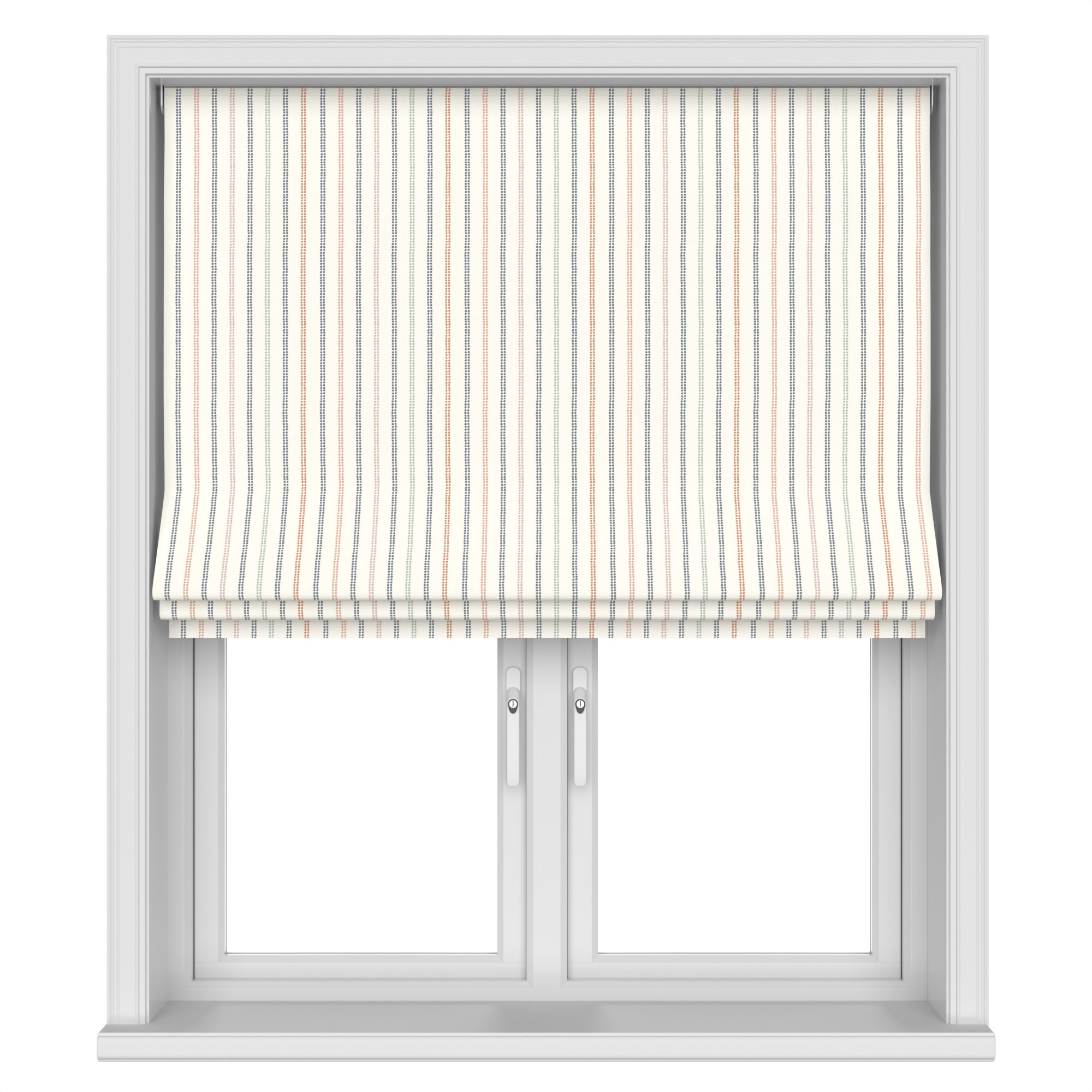 Laura Ashley Candy Stripe Apricot Motorised - Image 3