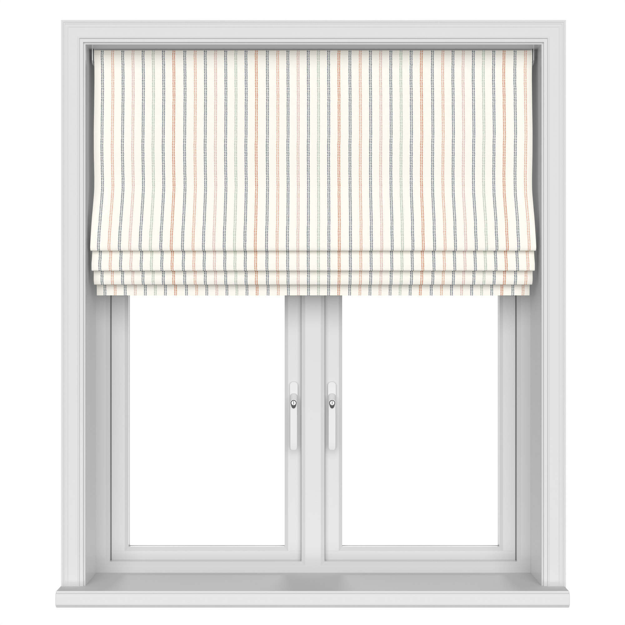 Laura Ashley Candy Stripe Apricot Motorised - Image 4