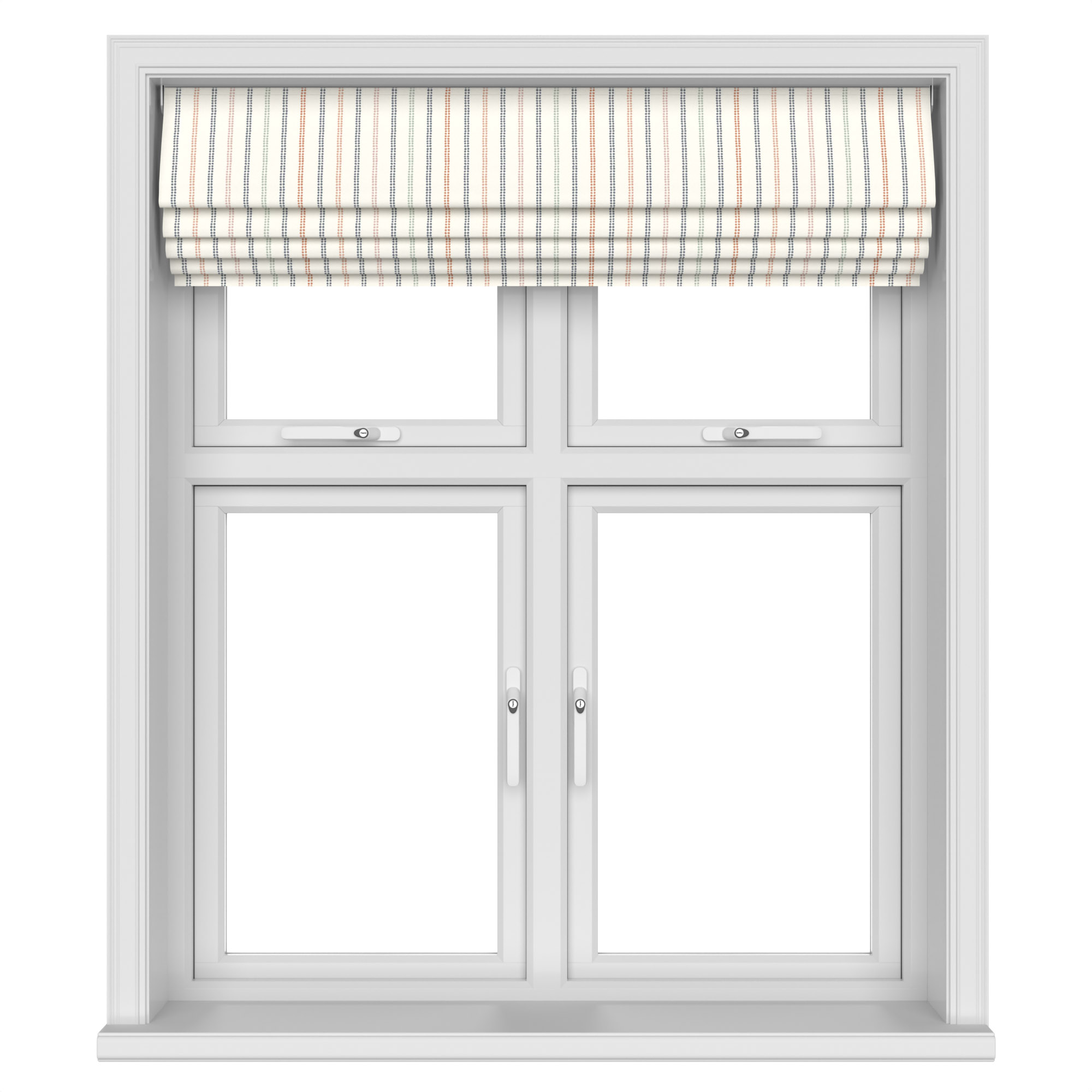 Laura Ashley Candy Stripe Apricot Motorised - Image 5