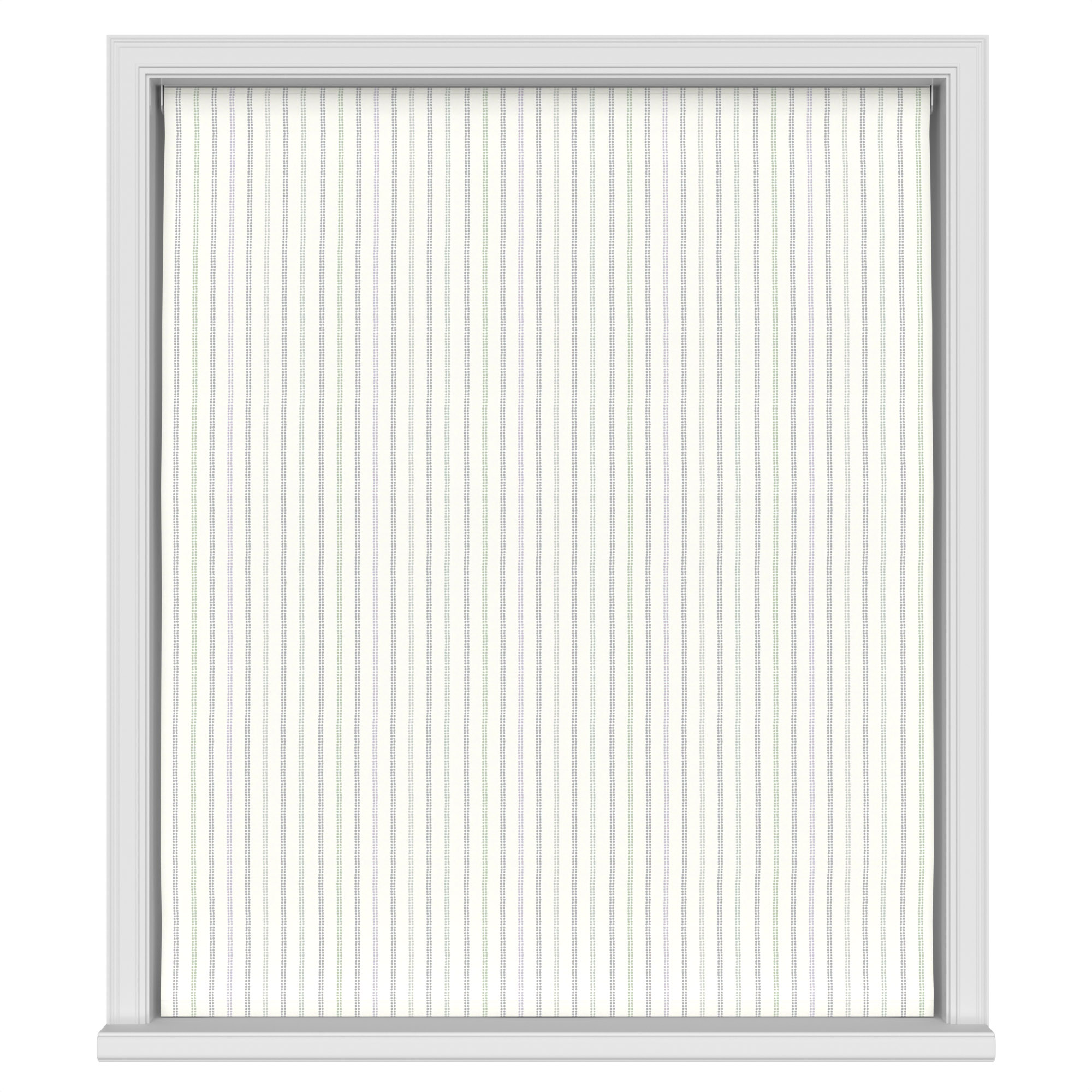 Laura Ashley Candy Stripe Dove Grey Motorised - Image 2