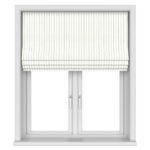 Laura Ashley Candy Stripe Dove Grey Motorised