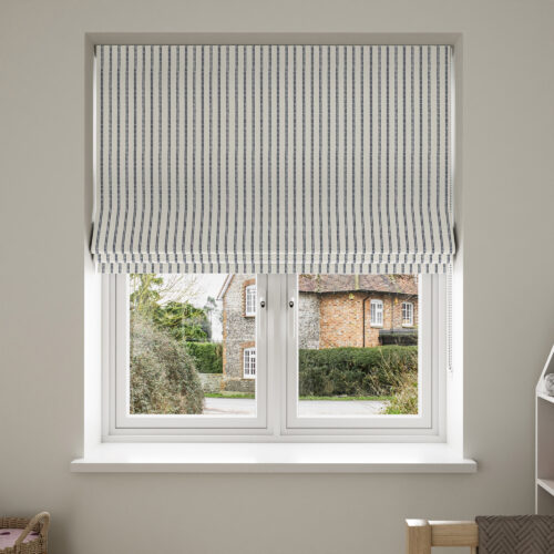 Laura Ashley Candy Stripe French Navy