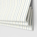 Laura Ashley Candy Stripe Newport Blue Motorised