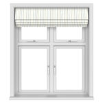 Laura Ashley Candy Stripe Newport Blue Motorised