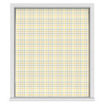 Laura Ashley Cove Check Ochre Motorised