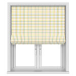 Laura Ashley Cove Check Ochre Motorised