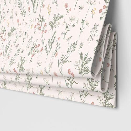 Laura Ashley Crosswell Coral Pink Motorised